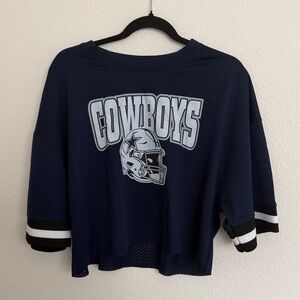 Women’s Cropped Dallas Cowboys Jersey